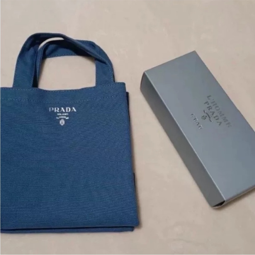 Prada gift  Canvas mini tote - Picture 2 of 4